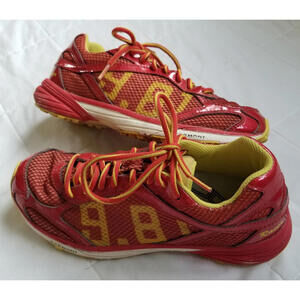 Garmont 9.81 Red with Yellow Racer Shoes Mens Size 8